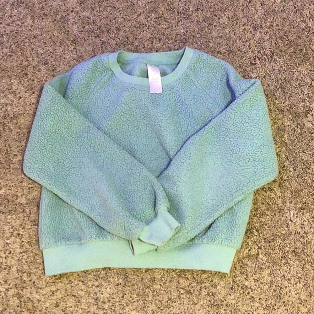 Teal zella sweater